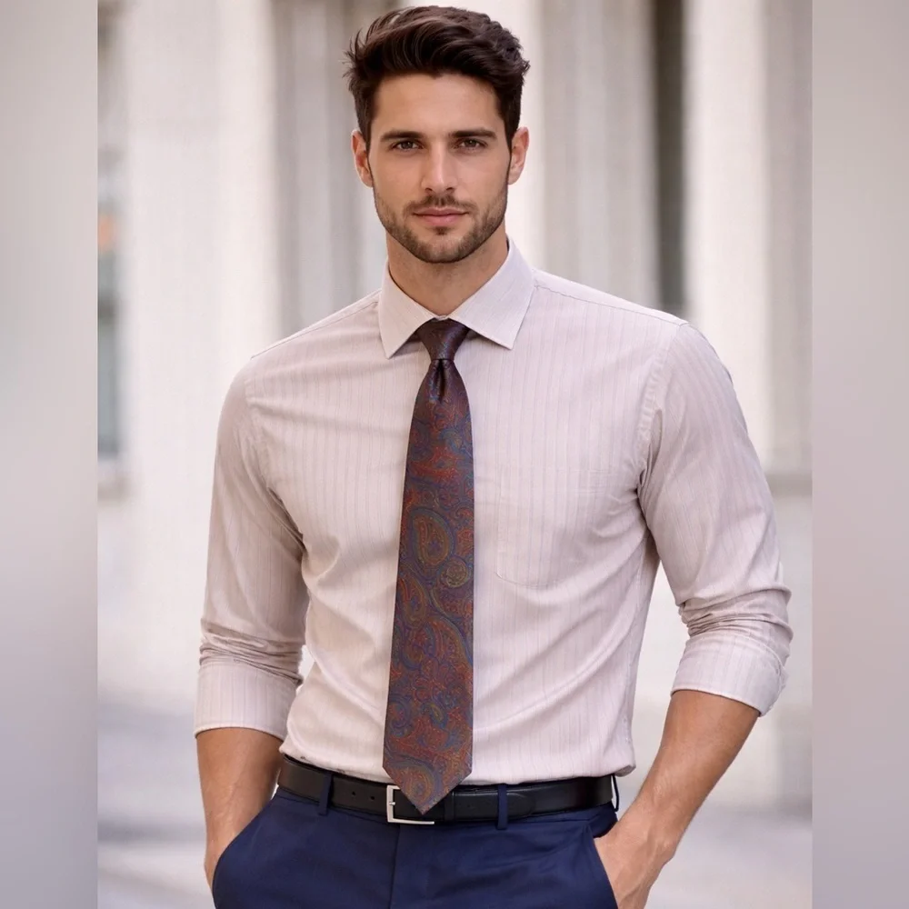 Ermenegildo Zegna Silk Tie​ NWOT